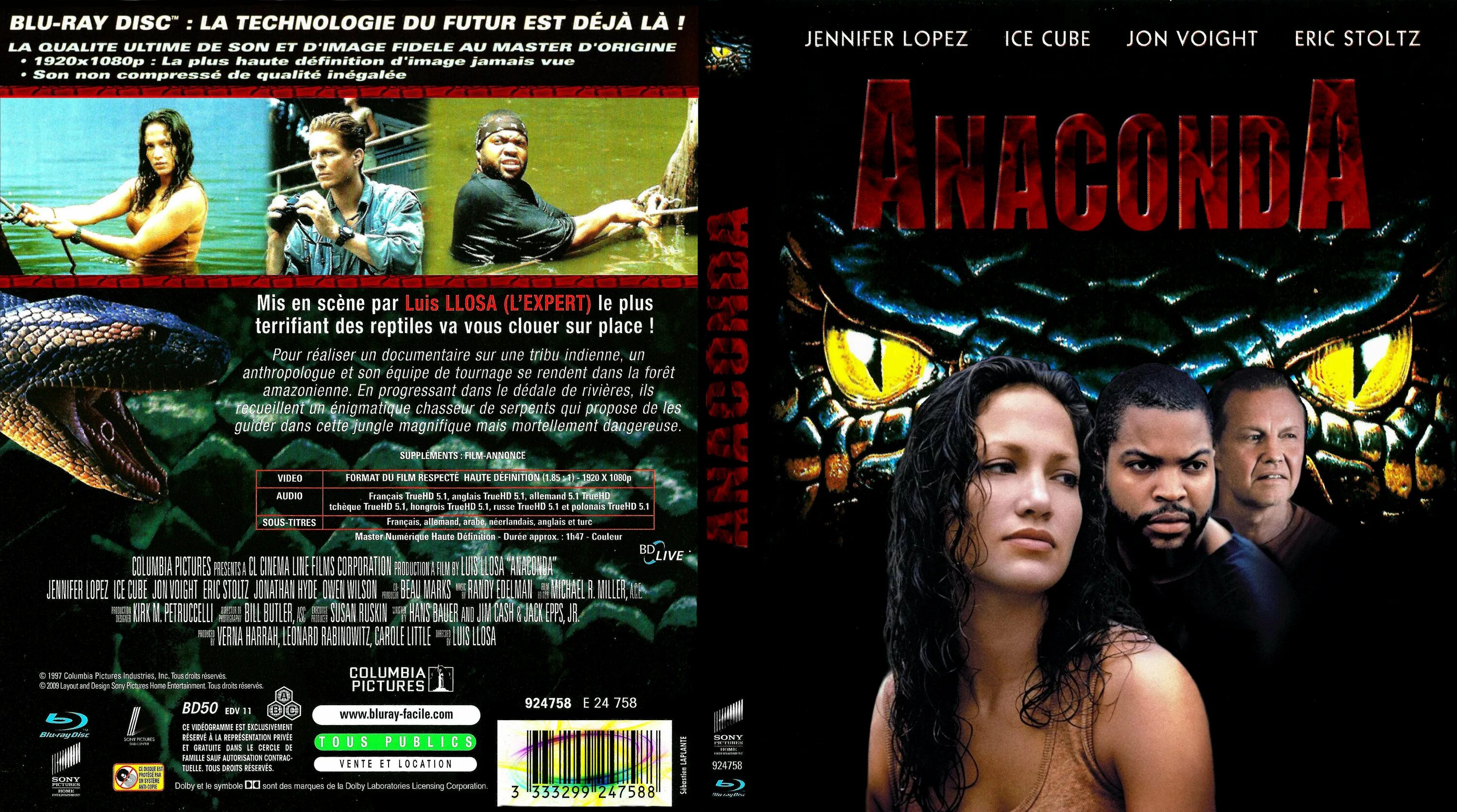 Песня она бомба анаконда. Анаконда 1-2 Blu-ray. Анаконда 1997 Постер. Анаконда 1997 DVD Cover.