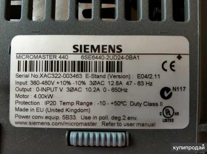 Преобразователь частот ip20. Преобразователь частоты Siemens Micromaster 440 200 КВТ. Micromaster 440 6se6440-2ad37-5fa1. Частотный преобразователь Сименс 6se6440 ошибка f0023. Преобразователь частоты Siemens Micromaster 6se6440-2ud35-5fa1.