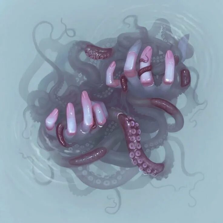 Эбигейл tentacles осьминог. Аниме ламия медуза. Тентакль осьминога. Язык тентакля. Щупальца осьминога арт.