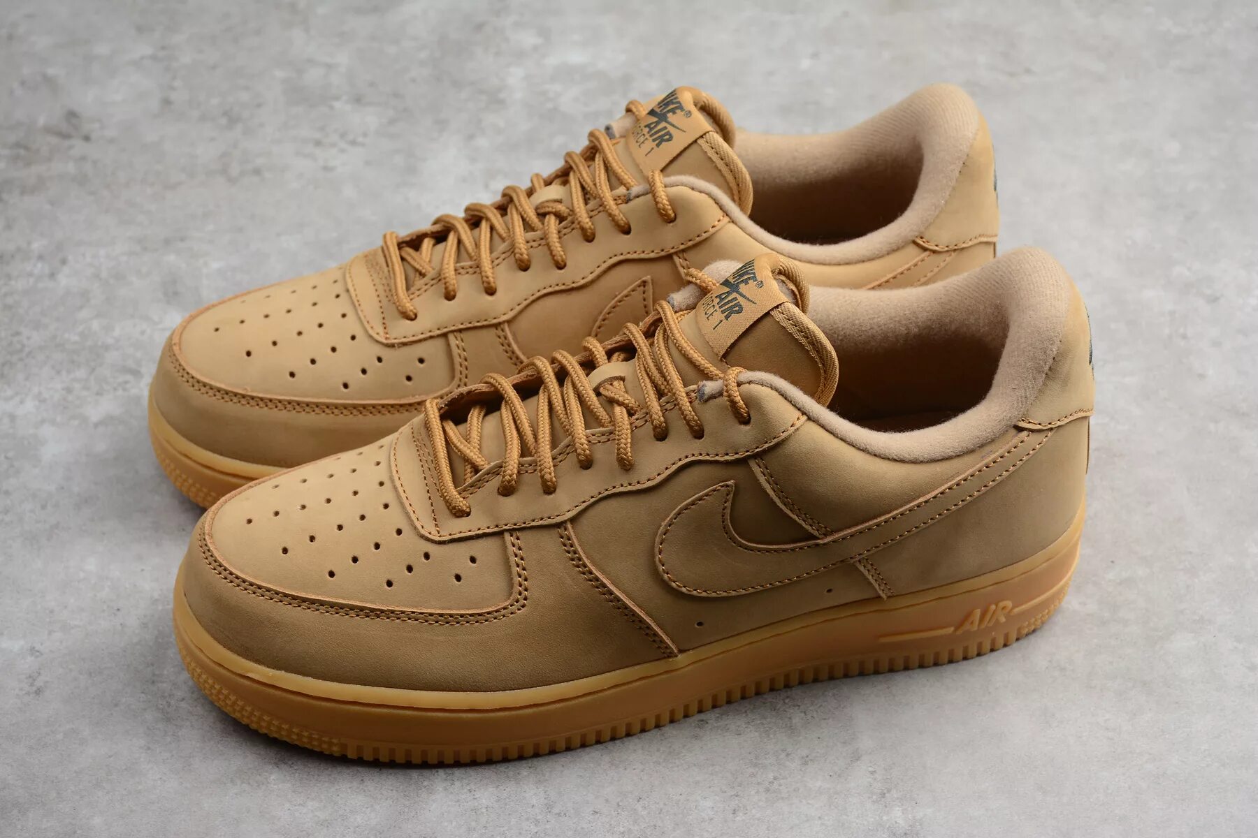 Nike Air Force 1 07 WB Flax Brown. Nike Air Force 1 Brown. Nike Air Force 1 07 WB (aa4061-200). Nike Force Flax Brown Air.