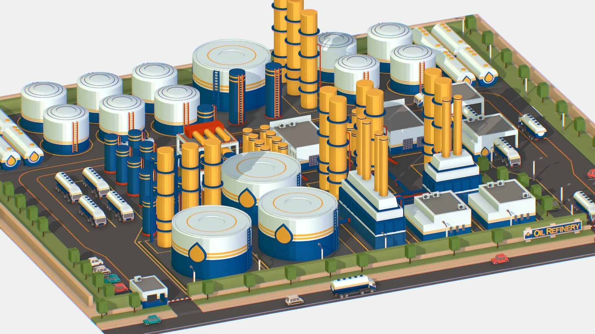 3д модель НПЗ STP. Нефтеперерабатывающий завод 3d. Макет нефтеперерабатывающего завода. Макет нефтезавода для 3d печати. Oil processing