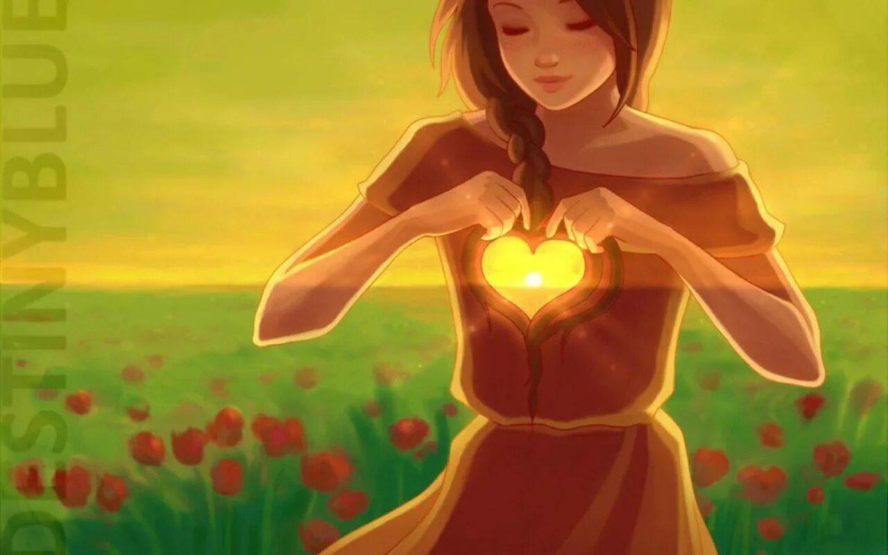 Твой мир наполнен. Девушка солнце. Солнечная девочка. Девушка с горящим сердцем. Девушка в сердце.