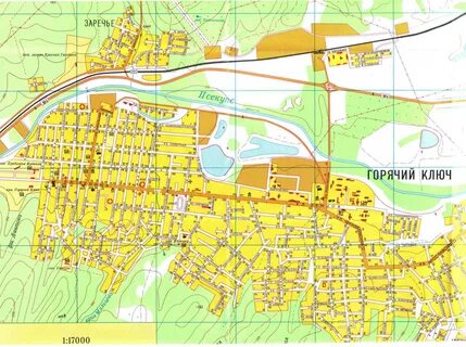 Кадастровая карта горячий ключ краснодарского