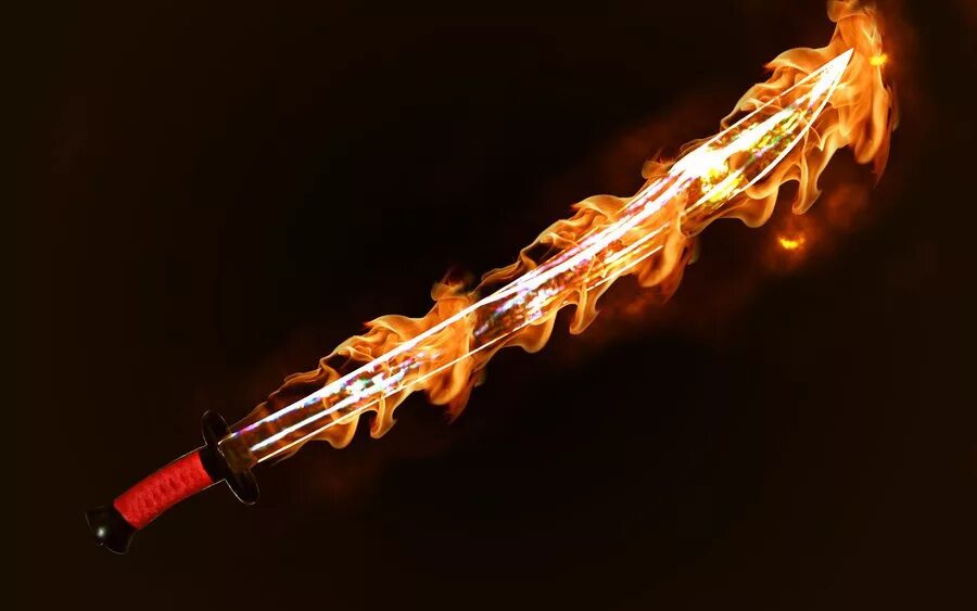 Пылающий меч. Огненная м. Огнем и мечом. Огненный двуручный меч. Горящий меч.