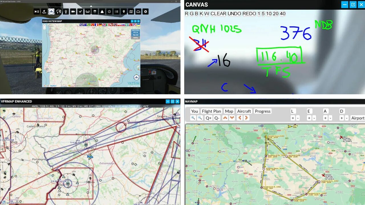 Карта VATSIM. Диспетчер Ватсим. VATSIM Flight Plan.