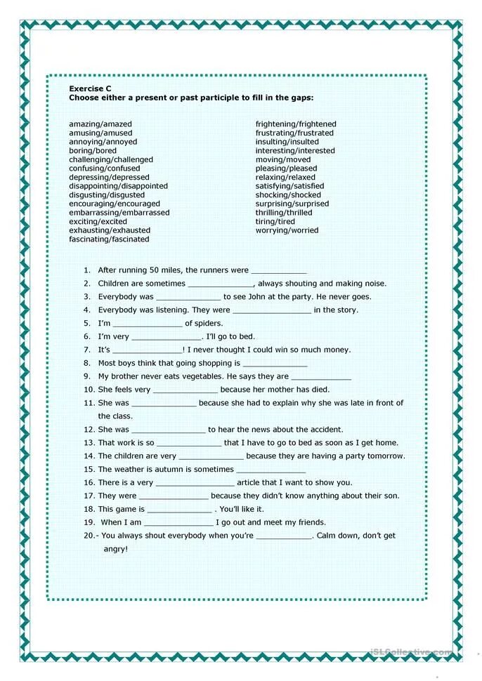 Fill in either