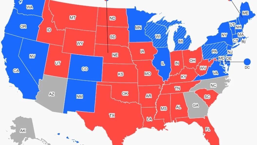 Usa election 2020 map. Выборы сша 2016 карта. Us elections map. Карта сша по партиям. Штаты сша.