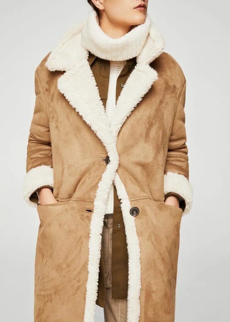 Дубленка из овчины. Пальто mango yogui. дубленка модель 6189 shearling woman coat. esprit faux shearling coat. дубленка длинная mango.