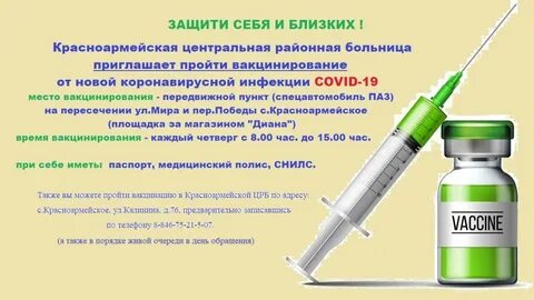 Вакцинация против коронавирусной инфекции