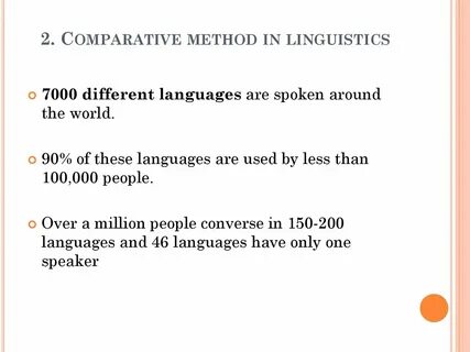 Comparative analysis