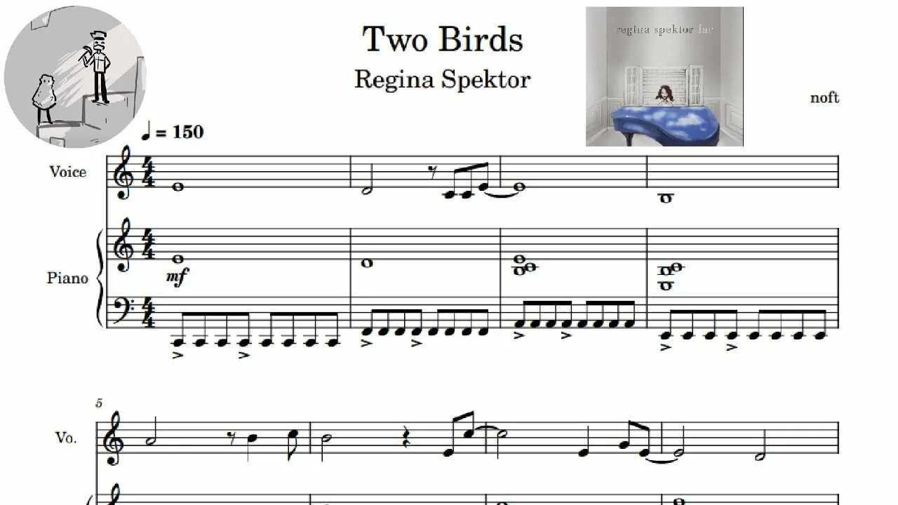 Ноты two Birds. Two Birds on a wire Ноты. Regina Spektor two Birds Ноты для фортепиано. Two Birds on a wire текст. Песня two birds on a wire