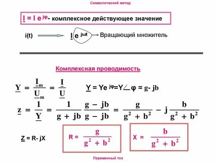 Символический метод переменного тока