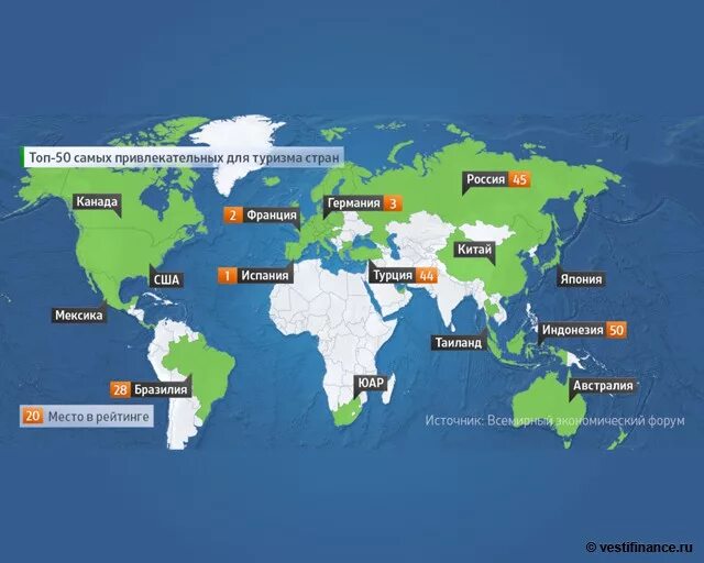Мировой туризм карта. Карта туристические страны.