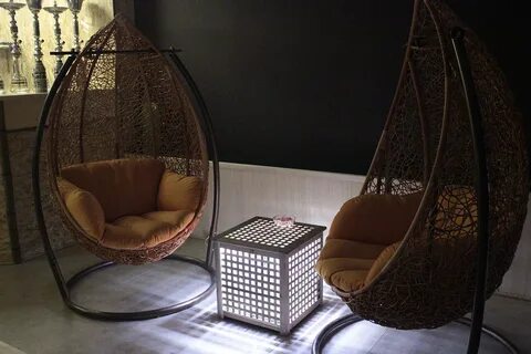 Плетение ротангом кокон