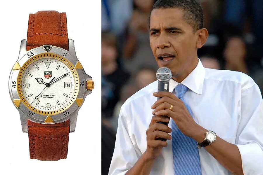 Jorg Gray Обама. Tag Heuer 1500 two-Tone Diver.. Часы Барака Обамы Swatch. Сегодня купили часы