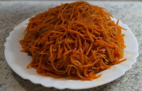 Простая корейская морковь