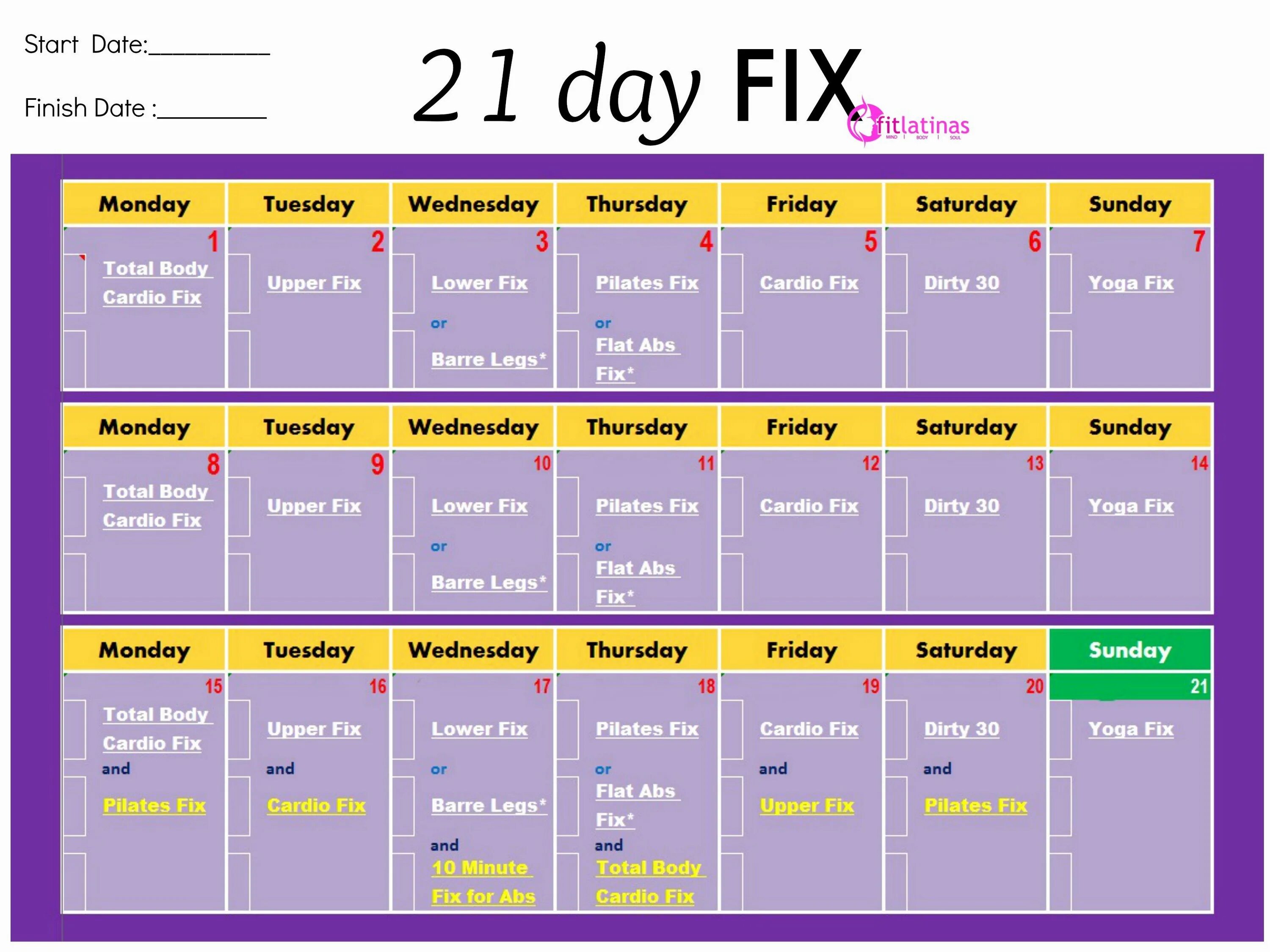 Fixed date