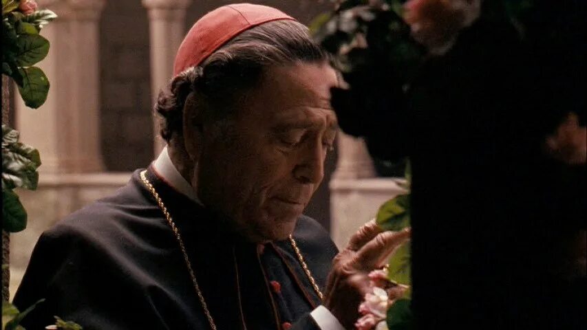 Энди Гарсиа крестный отец 3. Дон Альтобелло крестный отец. Крестный отец 3 Кардинал.