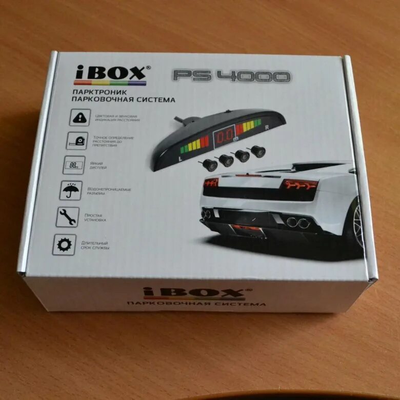 Парктроник отзывы. IBOX PS 4000. Ps4000 парковочная система. PS 4000 парктроник. Парктроники обычные IBOX ps4000.