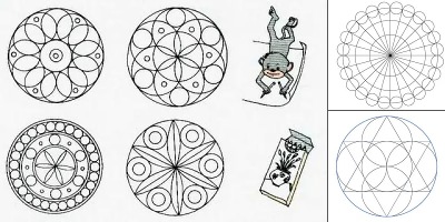 рисунки из окружностей