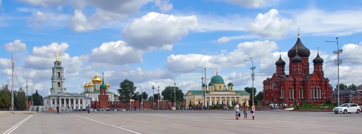 Тула размер города. Город Тула площадь Ленина. Тула Центральная площадь. Тульский Кремль панорама. Тула достопримечательности площадь Ленина.