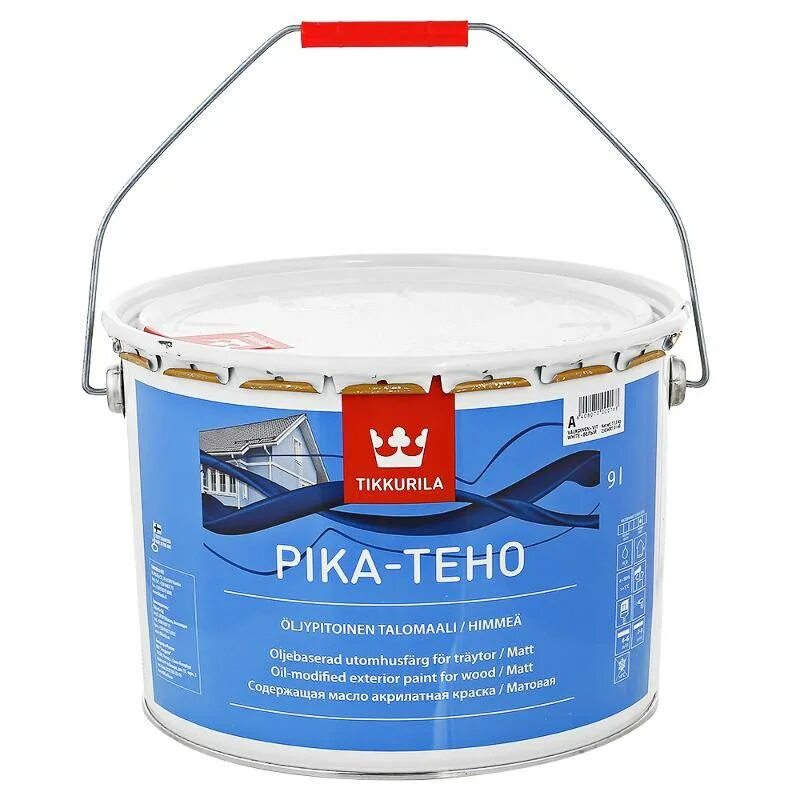 Краски тиккурила для дерева для наружных работ. Краска тиккурила pika-teho. краска тиккурила pika-teho 9 л. краска фасадная tikkurila pika-teho. акрилатная краска pika-teho пика техо.