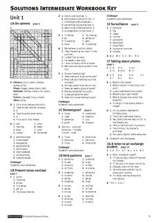 Intermediate workbook ответы oxford