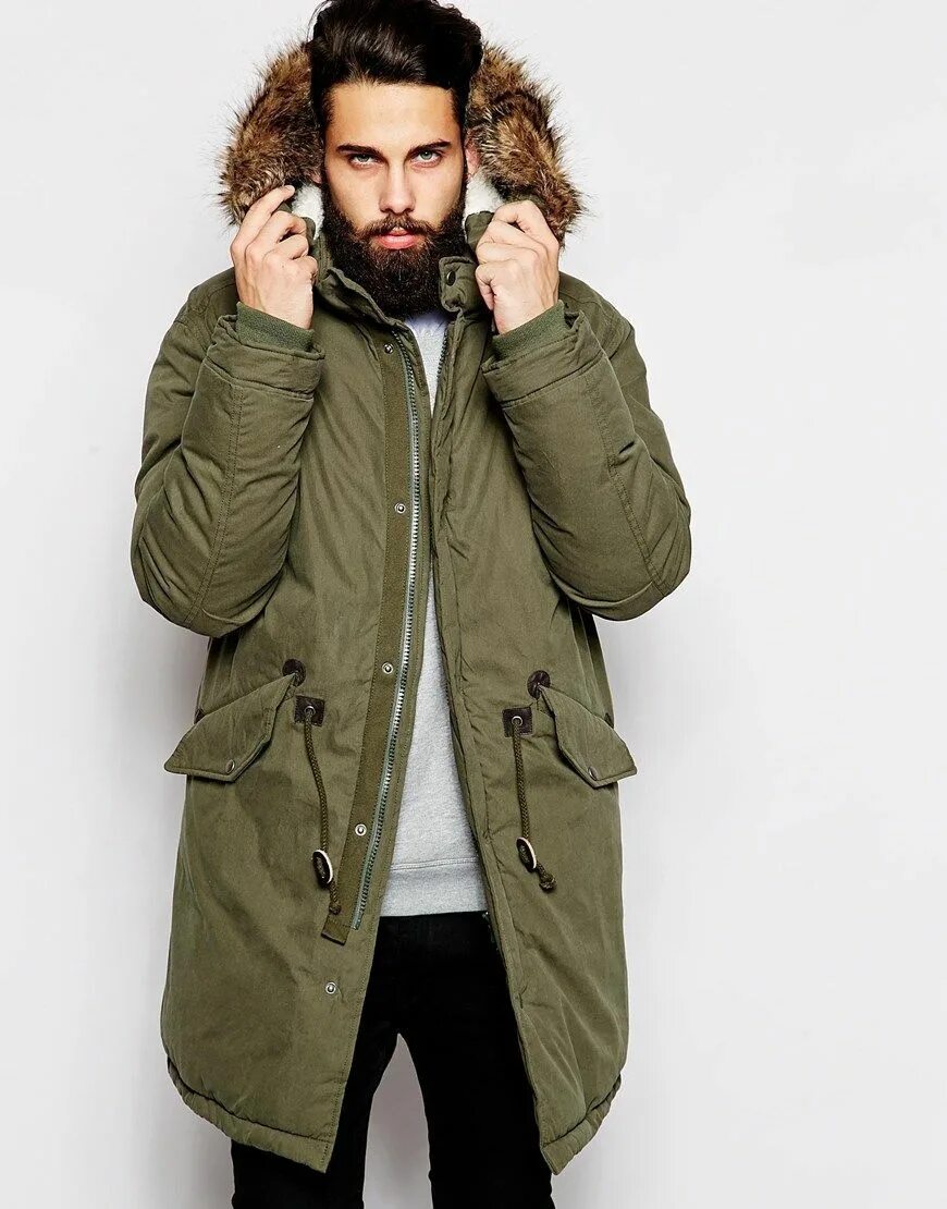 Купить куртку парку мужскую. Men's Parka Coat Винтаж. Parka хаки long мужская. Мужские зимние Parka ASOS. Парка Фиштейл мужская.