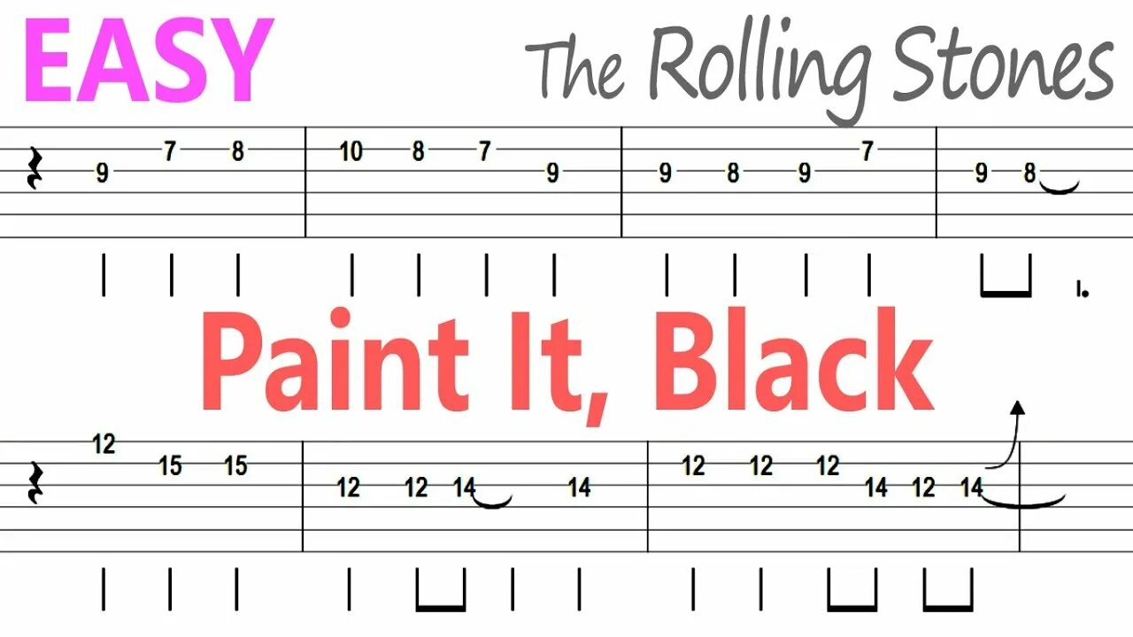 Paint it black the rolling. Paint it Black Rolling Stones табы. Paint it Black на гитаре. Paint it Black табы на гитаре. Смайл Баттерфляй.