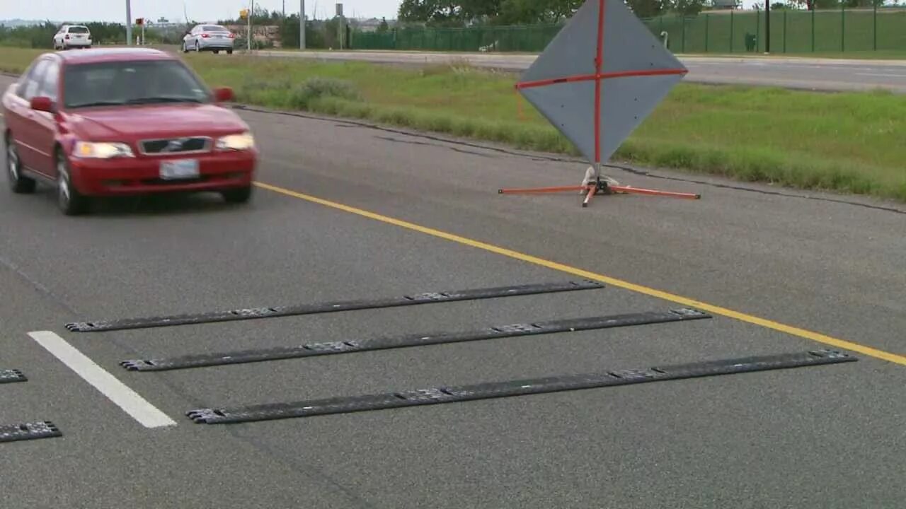 Rumble strips. Stripcam