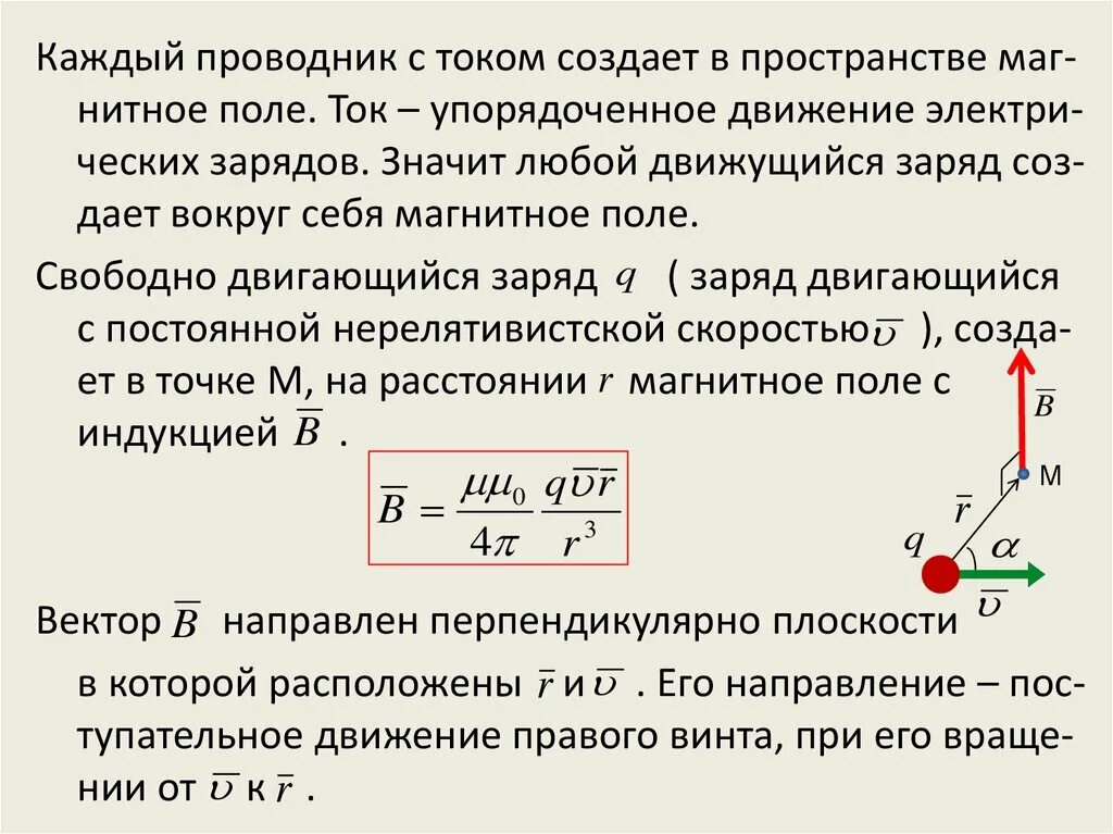 Индукция поля точечного заряда. Индукция поля точечного заряда