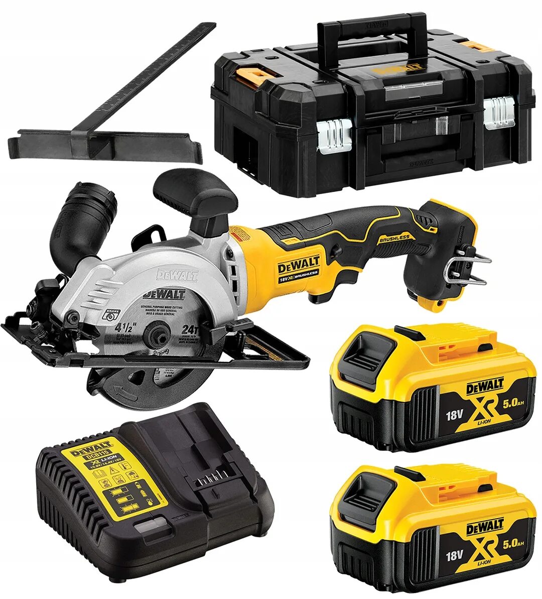 Аккумуляторная мини пила в кейсе. DEWALT dcs571n. ДЕВОЛТ пилы 571. Dcs571 DEWALT циркулярная пила. DEWALT циркулярка 115dcs571.