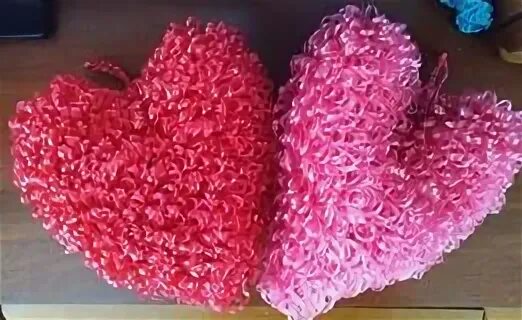 Мочалки сердечками. Мочалки сердечками