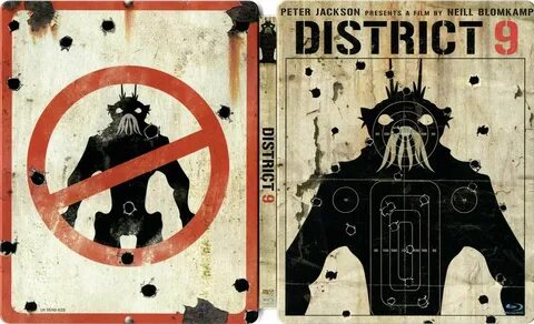 Blu-Ray cover: District 9.