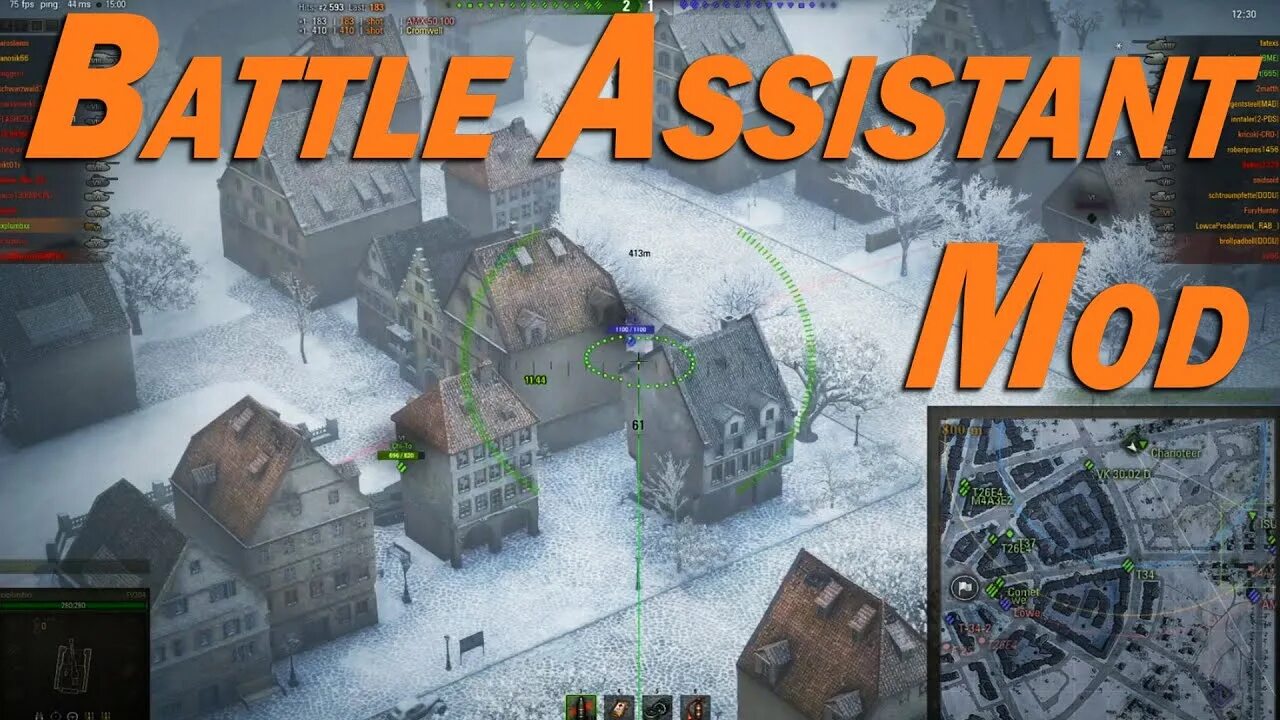 Wot assistant. Battle Assistant. Батл ассистент вот. Мод батл ассистент.