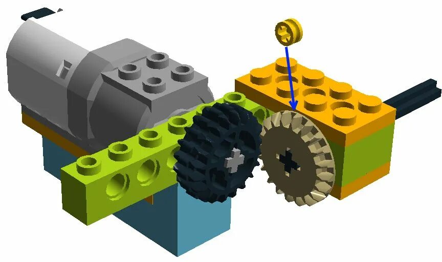 Зубчатая передача WEDO 2.0. Механическая передача робототехника