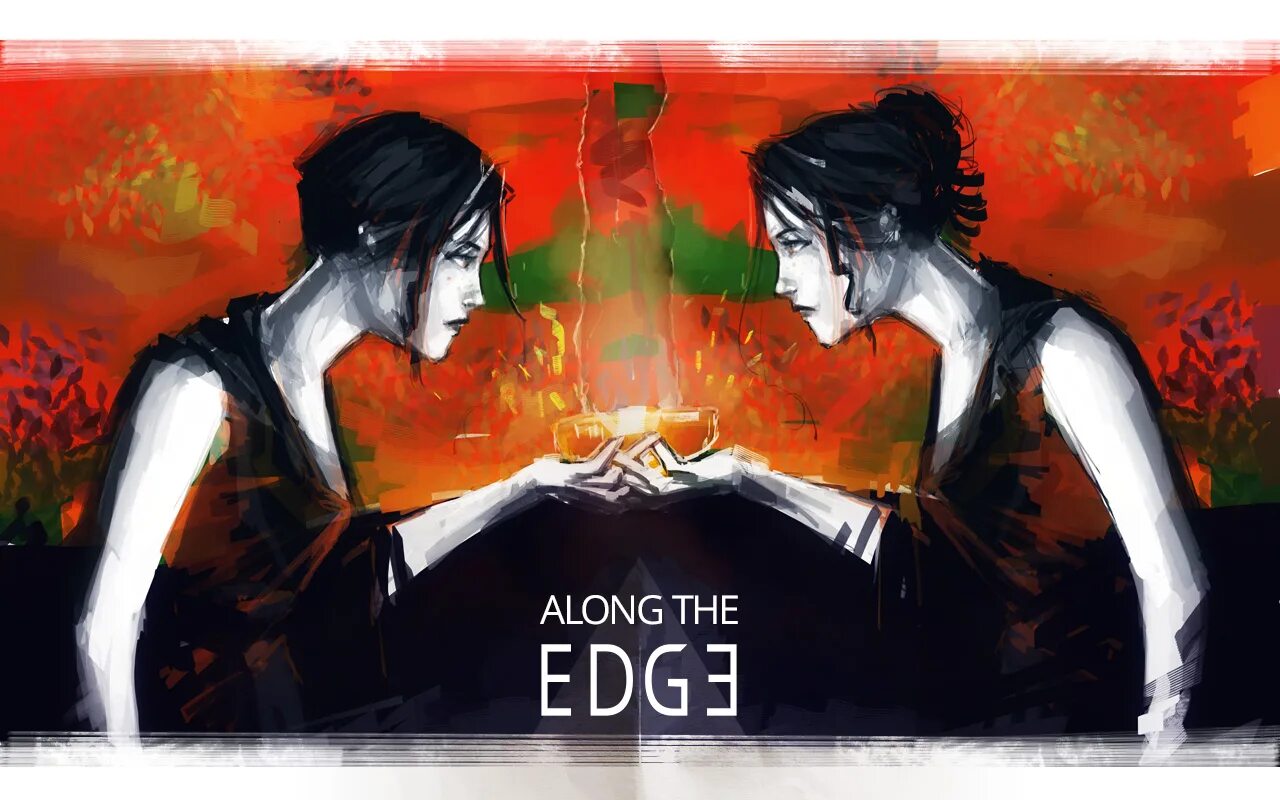 Reaching the edge. Along the edge. edge art. он the edge.