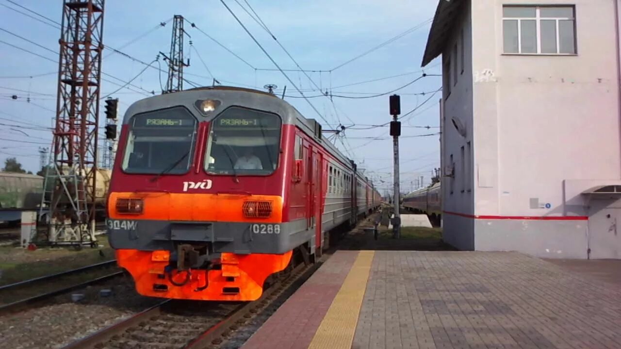 Эд4м Москва Рязань. Электричка Москва Казанская-Рязань-1. Электричка Рязань 1 Голутвин. Электропоезд Москва Голутвин.