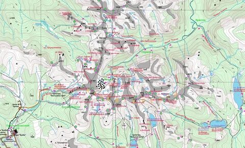Ергаки на карте