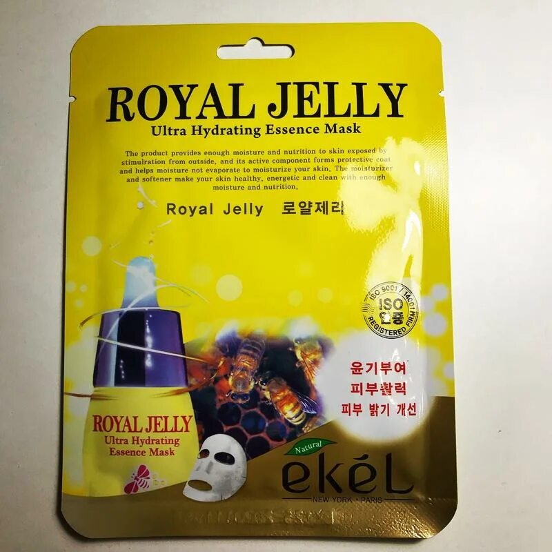 Маска royal jelly. Тканевая маска Royal Jelly Ekel. Ekel Royal Jelly Ultra Hydrating Essence Mask. Тканевая маска Ekel маточное молочко. Маска для лица Ekel Ultra Hydrating Essence Mask Royal Jelly с маточным молочком, 25мл.