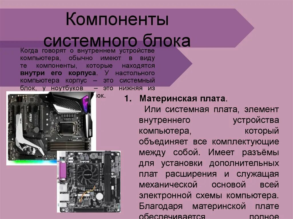 Основные системы пк. Системный блок компьютера система материнская плата. Опишите компоненты системного блока. Устройства внутри системного блока. Внутренние детали компьютера.