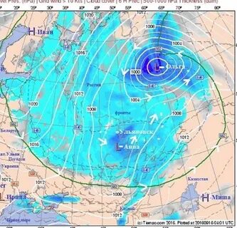 Карта циклона краснодарского