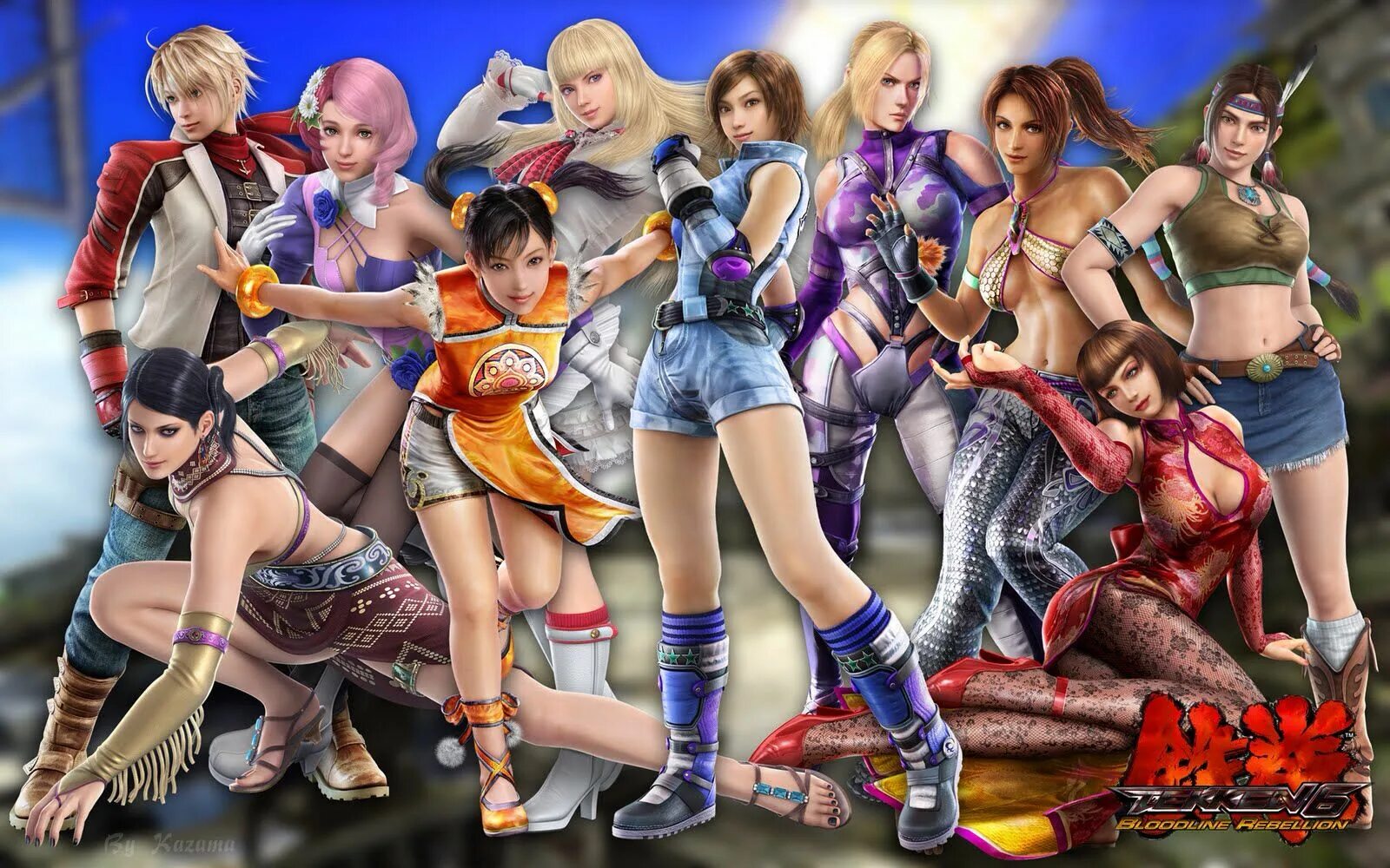 Tekken 7 герои девушки. Tekken 6 девушки. Теккен 7 герои. Герои теккен 6. Super girls игра