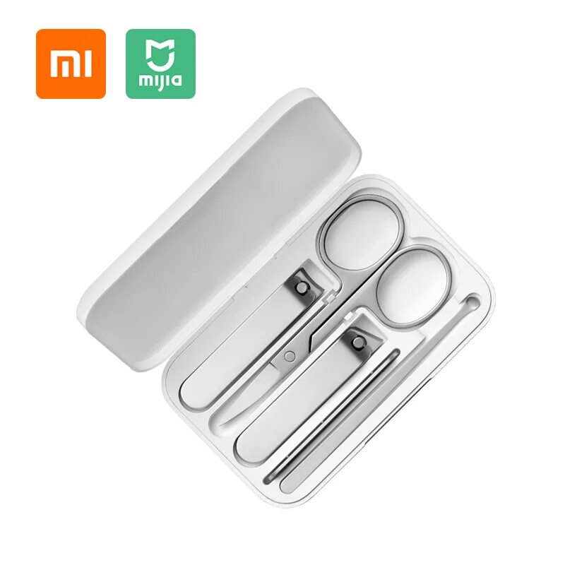 Xiaomi маникюрный. Маникюрный набор ксиоми. Маникюрный набор Xiaomi Mijia Nail Clipper Five piece Set 5 в 1. Щипчики для ногтей Xiaomi. Xiaomi Mijia Stainless Steel Nail Clipper Black.