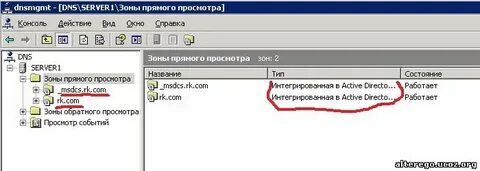 Зона обратного просмотра dns