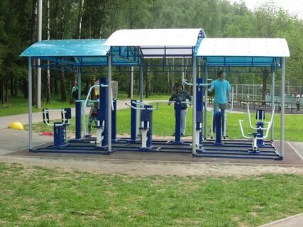 Уличная тренажерная площадка