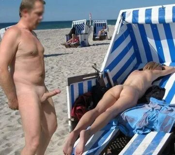 Эрекция на нудиском пляже.