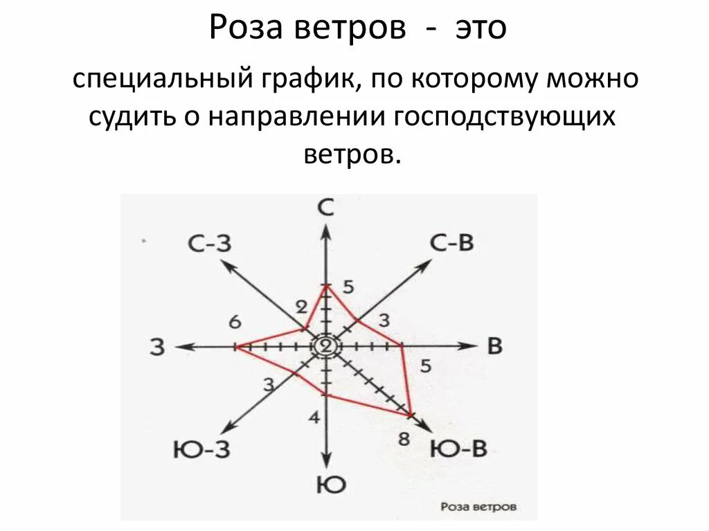 География 6 класс роща ветров. Как построить розу ветров 6 класс