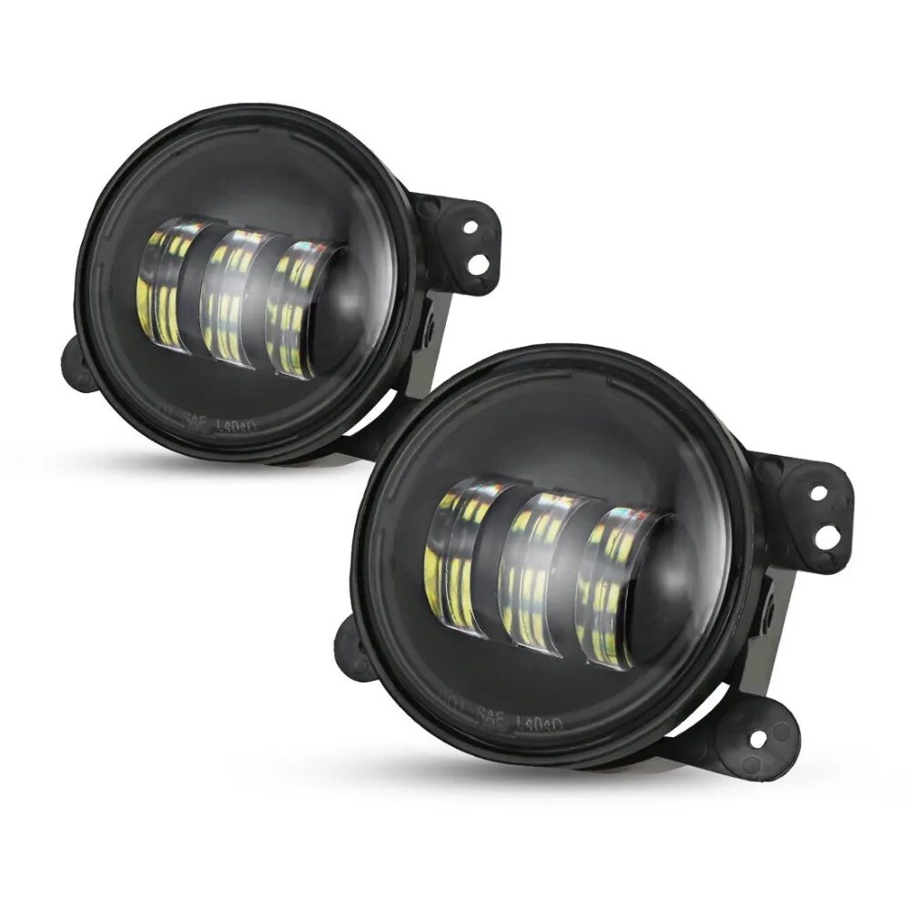 Универсальные светодиодные противотуманные фары. Jeep JK Fog Light. ПТФ Jeep Wrangler. Светодиодные фары 30w Jeep Wrangler. Led ПТФ Wrangler.