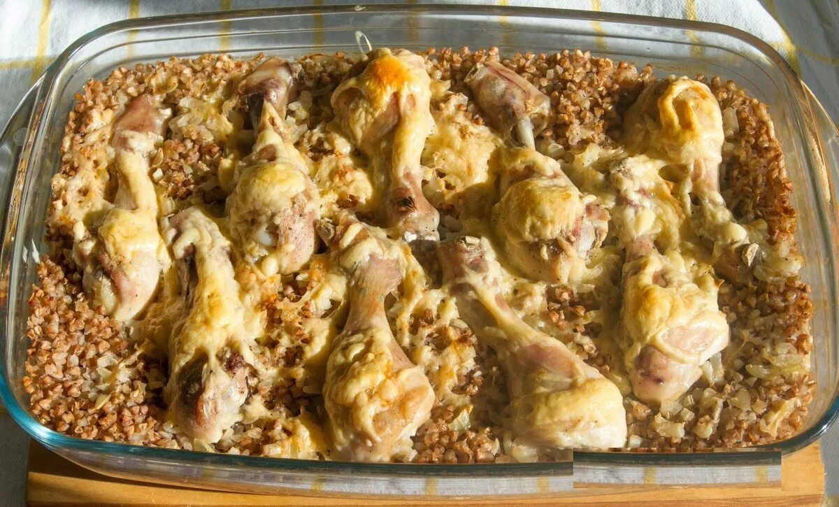 Запеканка из курицы и гречки - рецепт с фото, рецепт приготовления в домашних ус